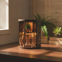 Book Nook with Light Lighted Toy Decorative for Crafters