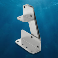 Anti-Pinch Yacht Seat Hinges Aluminum Alloy Boat Seat Hinge Rust Resistant Marine Hinges with Mounting Holes Space Saving