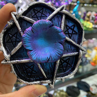 跨境货源 五芒星 树脂工艺品 球托 水晶球底座  创意居家摆件手工
