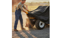 Protection ATV Cover Dustproof Four-Wheeler Cover Elastic Hem All-Weather Vehicle Tarp for Outdoor Storage