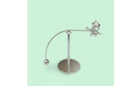 Creative Gift Witch on Flying Staff Balancing Figure Stress Relief Desk Accessory Perpetual Motion for Study Room