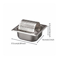Long-Lasting Burger Bun Butter Roller Easy to Clean Stainless Steel Butter Roller Heat Resistant Kitchen Utensil Large Capacity for Chefs, Restaurant