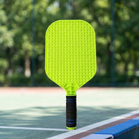 One-Piece Pickleball Paddle Lightweight Pickleball Paddle with Wrapped Handle Anti-Slip Overgrip Perforated for Casual Players, Beginners, Training