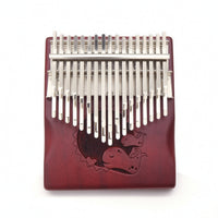 34-Note Thumb Piano Engraved Thumb Piano  Comfortable Mbira for Beginners, Adults, Home Practice