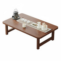 Space-Saving Foldable Tatami Table Multi-Functional Japanese Folding Table Minimalist Design Floor Desk Easy to Clean for Students, Tea Enthusiasts, Minimalists, Bay Window, Bedroom, Small Apartments, Living Room