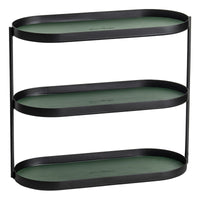 Iron Art Entryway Organizer Rack for Cosmetics and Jewelry, 3-Tier Desktop Storage
