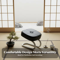 Ergonomic Meditation Stool Portable Adjustable Meditation Stool Japanese Design Mindfulness Seat Lightweight Seiza Chair