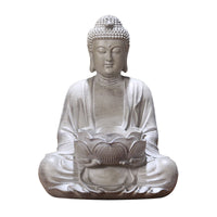Chinese Zen Buddha Statue Tabletop Ornament Resin Craft for Home Decor