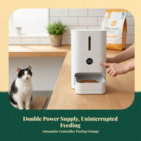 App-controlled auto pet feeder