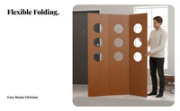 Foldable Hollow-cutout Folding Screen Mobile Folding Panel Divider Modern Minimalist and design Room divider Decorative for Apartment Dwellers, Interior Designers, amannerice Workers, Entrymanner, Bedroom