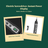 Cordless rechargeable electric screwdriver