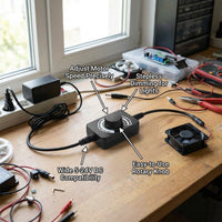 High Efficiency Motor Speed Adjuster, DC Motor Speed Controller, Adjustable Fan Motor Governor, 12V  - Image 2