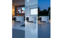 5G Mini Display Device 4K Supported Portable Display Device Compact Portable Cinema Built-in Speakers for Movie Nights