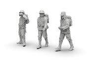 1/72二战兵人1/64怀旧小兵1/35士兵军人白模小摆件微缩兵人微型