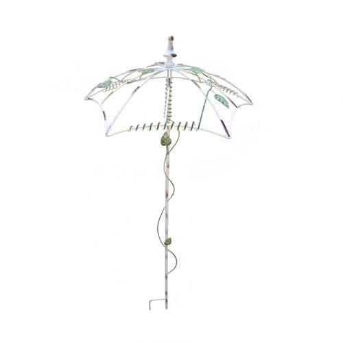 Umbrella Trellis Metal Plant Support with Canopy Space-Saving for Patio, Balcony