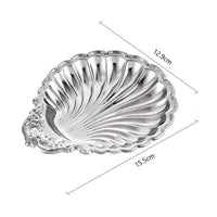 Shell Bowl Decorative Design Shell-Shaped Snack Plate Mirror Finish