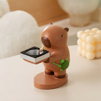 Cute Capybara Watch Stand Resin Smartwatch Charging Holder Sturdy Easy to Use for Bedside Table