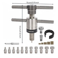 Precision Fit Hub Bearing Puller Expanding Collet Design Wheel Hub Bearing Puller Easy to Use Metal Body for Bike Mechanics, Cyclists, Workshop, Garage