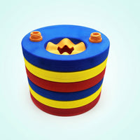 6 Pieces Round Swimming Buoyancy Aid Discs Textured Water Floaties Safe Foam Arm Bands Lightweight for Toddlers
