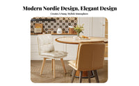 Upholstered Swivel Chair Multifunctional Vanity Stool Soft & Comfortable