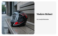 Anti-Fog Flip-up Full Face Helmet All-Season Flip up Full Face Helmet Safety Certified Safety Headwear Breathable for Men, Women