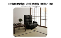 Adjustable Floor Chair Foldable Design Adjustable Padded Lounger Japanese Design Rear Support for New Mothers, Teens