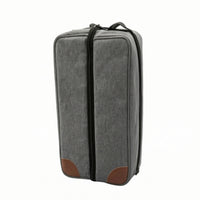 Insulated Wine Tote Zippered Wine Tote with Shoulder Strap Portable Thermal for Travelers, Picnics, Travel