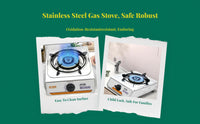 Stainless steel indoor gas burner