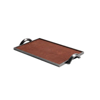 Decorative Tray Easy to Clearvelvet Tray Gold Finish Decor Accessory
