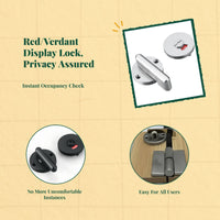 304 stainless steel lock with indicator
