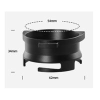 54mm Coffee Dosing Collar Rotary Lock Espresso Dosing Funnel Aluminum Alloy