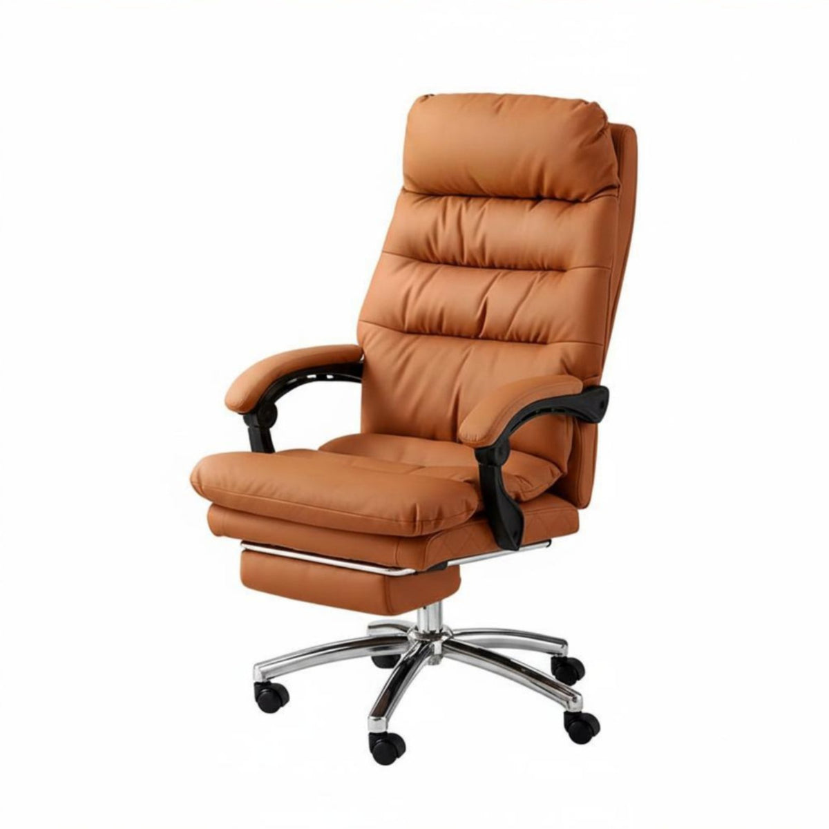 Reclining Office Chair with Footrest High Back Design for Study Room, Executives