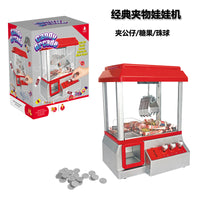 Large Coin-Operated Claw Machine with Music and Candy Dispenser