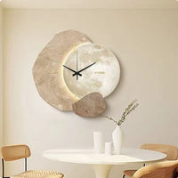 Modern Decorative Timepiece Silent Movement Irregular Shape Clock for Bedroom