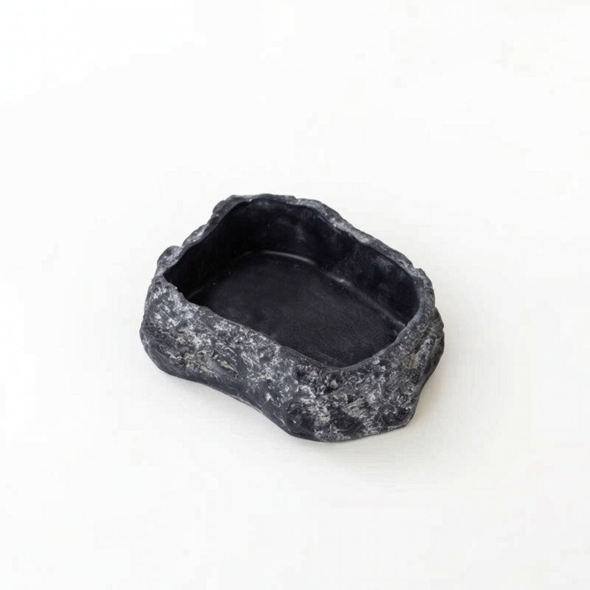 Food and Water Bowl Natural-Looking Feeder Shallow for Terrarium, Amphibians