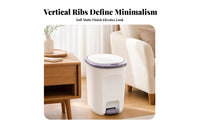 Hands Trash Can with Lid | Space-Saving Rectangular shape & build, Step Trash Can, for restroom