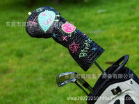 新款小鸟鳄鱼纹 一号木球杆保护套Golf Cover 高尔夫球杆保护套