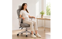 Waist Support Ergonomic Mesh Chair Adjustable Armrests Work Seat