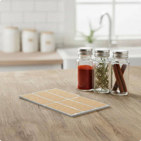 Cork Label Stickers Easy to Write on Cork Label Sticker Strong Adhesion Home Organization for Storage Room