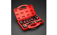 Professional Grade O2 Sensor Removal Tool Kit Universal Fit Air-Fuel Sensor Socket Set Heavy Duty Carrying Case Included for Garage