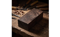 Ebonys Carving Slab Wood Blank Rough Sawn Carving Block with Sealed-Sealed Ends for Carvers, Woodworkers, Woodcraft