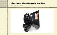 Remote-controlled loud alarm