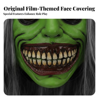 Scary Character Craniumpiece Horror-Themed Grinning Ghoul Headpiece Face Concealing Halloween Accessory for Adults, Party-Party Attendeesers