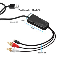 192KHz Digital to Analog Audio Converter Cable with RCA Output