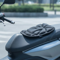 Motorcycle Seat Cushion Padded Scooter Seat Cushion Quilted Thick for Delivery Drivers, Daily Commuting, Long Trips