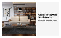Nordic Aesthetic Sofa and Armchair Combination Modern Design Reception Seating Minimalist design Commercial Furniture high-density foam Foam for Interior Designers, Business Owners, Office Managers, Waiting Room
