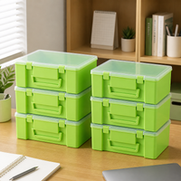 45L Storage Containers, Portable Stackable Organizer Box with Lid, Large PP Multi-Purpose Storage for Car, Home & Craft Supplies