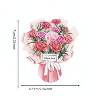Refrigerator Magnet Magnetic Fade-resistant Strong Flower Magnet Scratch-resistant Reliable Fridge Ornament Fastener Suitable for Classroom Refrigerator Home