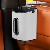 Multifunctional Car Tissue Box Universal Fit Hanging Car Storage Bin