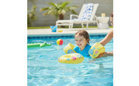 Waterproof Arm Bands with Sea Creature Motif Easy to Inflate Inflatable Arm Rings Portable Swim Rings Compact for Toddlers